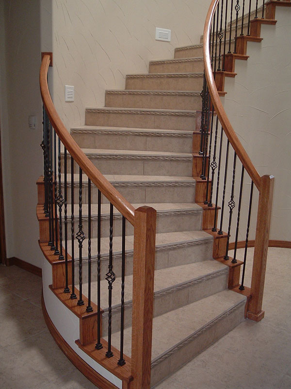 Curved Stairs ABQ Stair